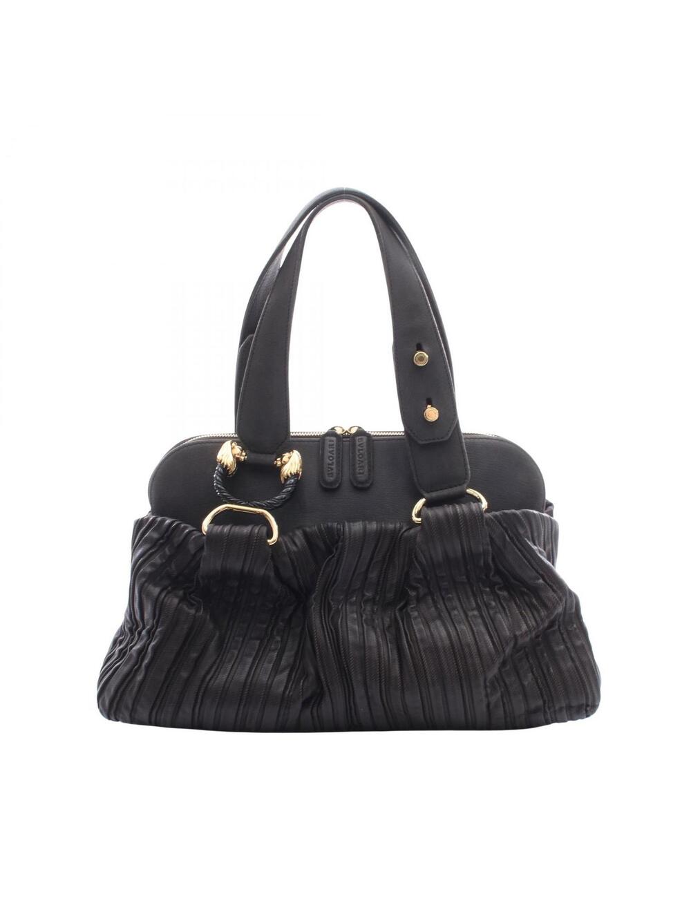 Bvlgari Leoni Handbag Leather Brown #345813B61B